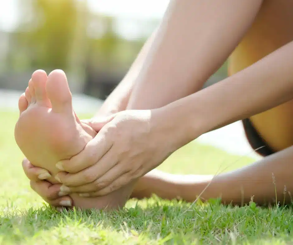 Soft Tissue Mass Removal: Plantar Fibroma 3 Soft Tissue Mass Removal: Plantar Fibroma - Diagram showing the location of a plantar fibroma on the foot's arch.