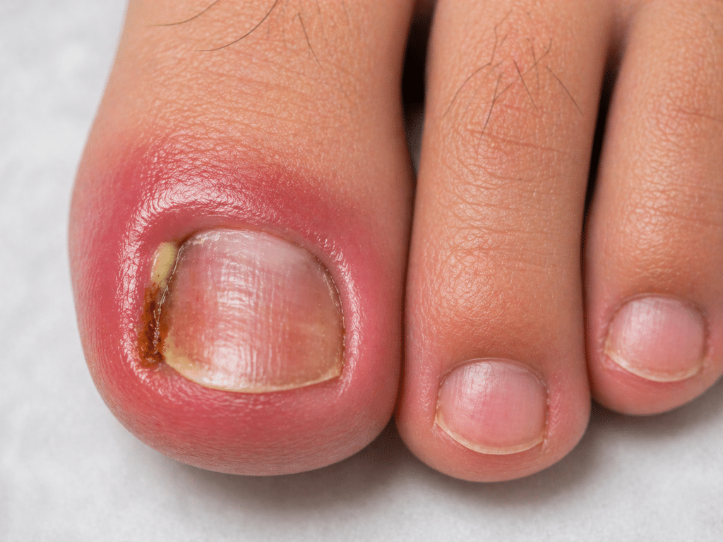 toenail bacterial infection